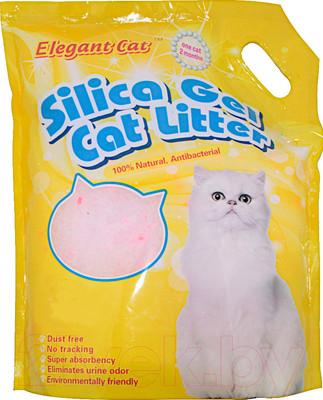 Наполнитель для туалета Elegant Cat Звездный песок (5л/2.1кг, белый)