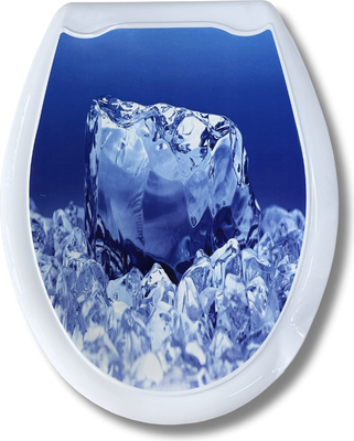 Сиденье для унитаза Еврокомфорт Кристалл 104-406-00 (жесткое)