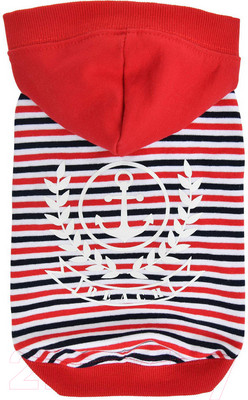 Футболка для животных Puppia Skipper / PAUA-TS1812-RD-S (S, красный)