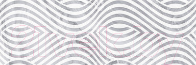 Декоративная плитка Gracia Ceramica Ginevra Grey Decor 01 (300x900)