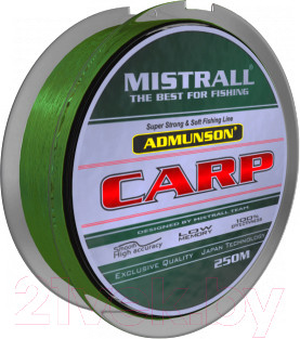 Леска монофильная Mistrall Admunson Camou Carp 0.22мм 250м / ZM-3332122