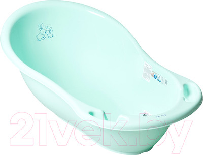 Ванночка детская Tega Зайчики / KR-004-105 (мятный)