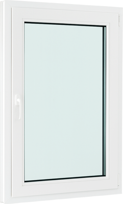 Окно ПВХ Добрае акенца Поворотно-откидное 3 стекла (1000x800)