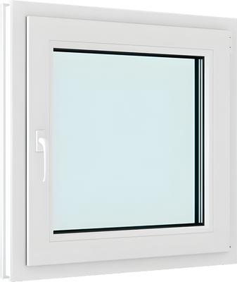 Окно ПВХ Добрае акенца Поворотно-откидное 3 стекла (800x800)