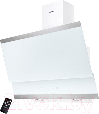 Вытяжка наклонная Grand Gloucester 60 (нержавеющая сталь/белый)