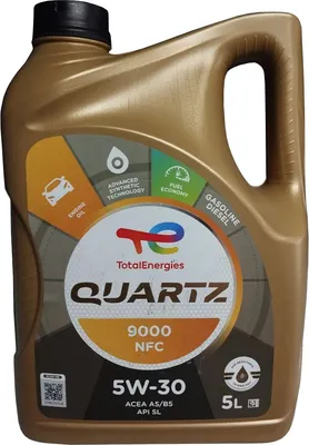 Моторное масло Total Quartz 9000 NFC 5W30 / 213835 (5л)