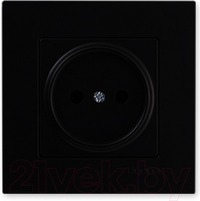 Розетка Gunsan Eqona 01403400-151113 (черный)