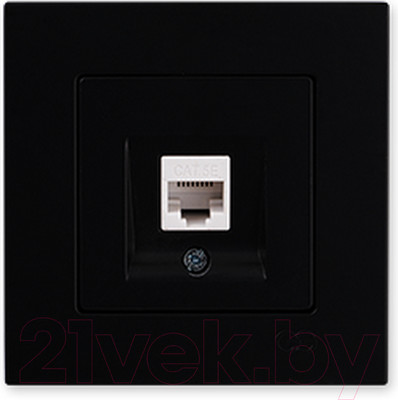 Розетка Gunsan Eqona 01403400-157130 (черный)