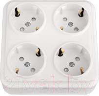 Розетка Bylectrica Вариант РА16-0196 (белый)