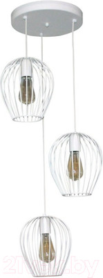 Люстра Элетех Шалот 231 НСБ 01-3x60-149 / 1005404317 (белый муар)