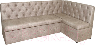 Уголок кухонный мягкий Аквилон Айриш СМ правый (эмилия милк)