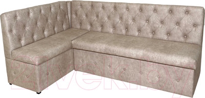 Уголок кухонный мягкий Аквилон Айриш СМ левый (эмилия милк)