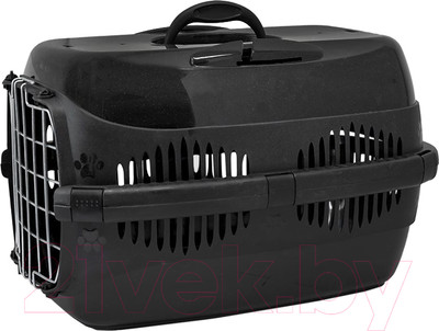 Переноска для животных ZooM Спутник-2 / 4093черн/черн