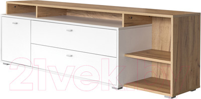 Тумба Mobi Бэль 10.92 (белый премиум/дуб золотой Craft)