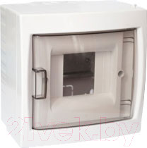 Бокс пластиковый Bylectrica КНО-4Д (белый)