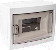 Бокс пластиковый Bylectrica КНО-6Д (белый)