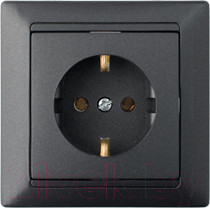 Розетка Bylectrica Стиль РС16-306 (графит)