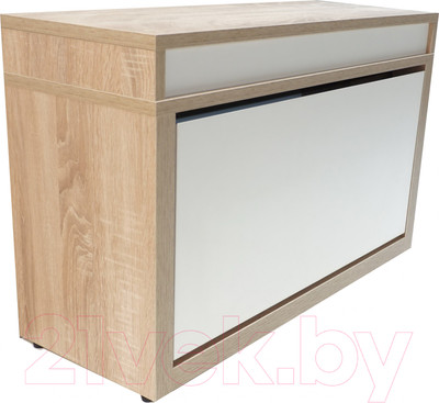 Тумба для обуви Элана 1к.80 (дуб сонома/белый)