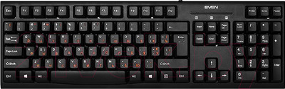 Клавиатура Sven KB-S300 (черный)