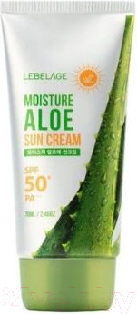 Крем солнцезащитный Lebelage Moisture Aloe Sun Cream SPF50 PA+++ (70мл)