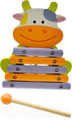 Музыкальная игрушка Ningbo Ксилофон Коровка / RY91N1071