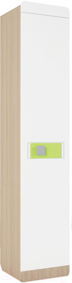 Шкаф-пенал Аквилон Стиль №5.1 правый (туя светлая/лайм)