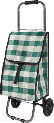 Сумка-тележка Рыжий кот D203 / 093581 (зеленый)