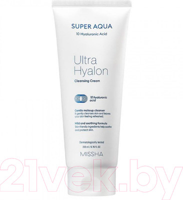 Крем для умывания Missha Super Aqua Ultra Hyaluron Cleansing Cream (200мл)
