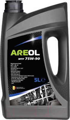 Трансмиссионное масло Areol MTF 75W90 / 75W90AR086 (5л)
