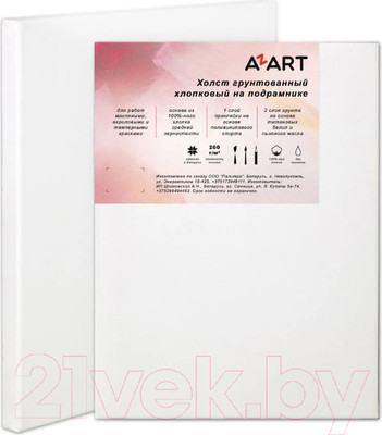 Холст для рисования Azart 30x60см / AZ023060 (хлопок)