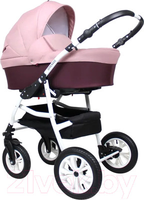 Детская универсальная коляска Smile Line Serenade 20 2 в 1 (Se 24, баклажан/темно-розовый)
