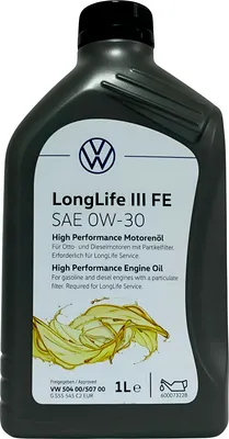 Моторное масло Volkswagen Longlife III 0W30 / GS55545M2 (1л)