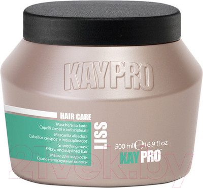 Маска для волос Kaypro Hair Care Liss для гладкости сухих и непослушных волос (500мл)