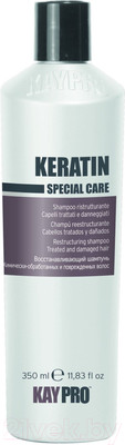 Шампунь для волос Kaypro Special Care Keratin реструктурирующий с кератином (350мл)