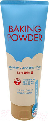 Пенка для снятия макияжа Etude House Baking Powder BB Deep Cleansing Foam (160мл)