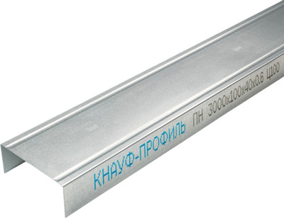 Профили для гипсокартона Knauf ПН 100x40x0.60 (8/80) / 100643 (3м)