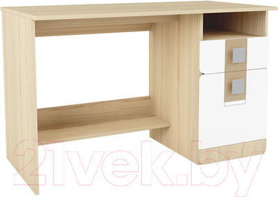 Письменный стол Аквилон Стиль №17 (туя светлая/кофе с молоком)