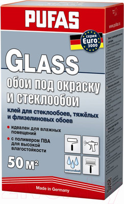 Клей для обоев Pufas Glass Euro 3000 (500г)