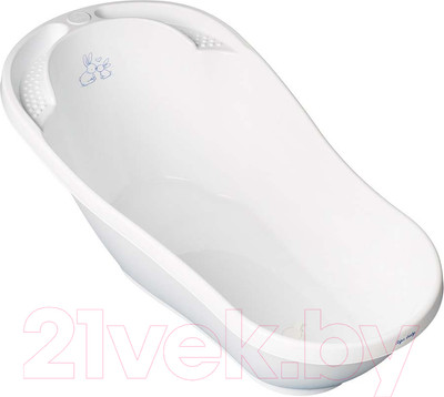 Ванночка детская Tega Кролики / KR-011-103 (белый)
