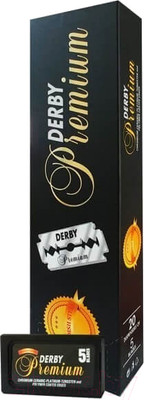 Набор лезвий для бритвы Derby Premium двойные (100шт)