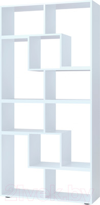 Стеллаж Сокол-Мебель Из 4 модулей (белый)