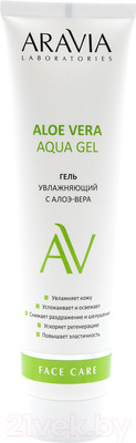 Гель для лица Aravia Laboratories Aloe Vera Aqua Gel увлажняющий (100мл)
