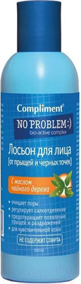 Лосьон для лица Compliment No Problem от прыщей и черных точек (200мл)