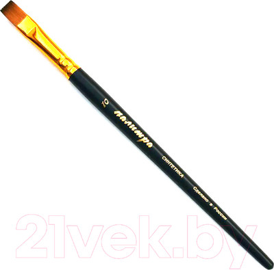 Кисть для рисования ПАЛИТРА Синтетика 10 / ЖS2-10.05Ж