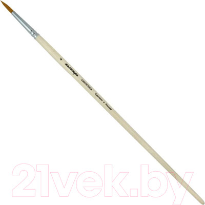 Кисть для рисования ПАЛИТРА Синтетика 4 / ЖС1-04.02Б