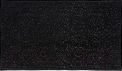 Коврик грязезащитный VORTEX Узор 35x60 / 22461 (черный)