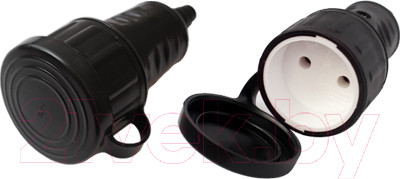 Розетка штепсельная Bylectrica Р16-389 (черный)