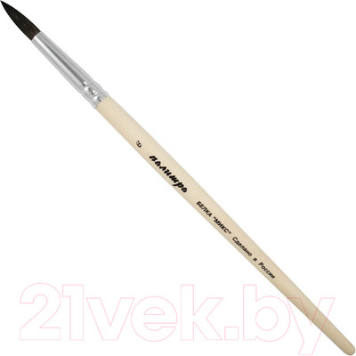 Кисть для рисования ПАЛИТРА Белка 6 / ЖА1-06.00Б