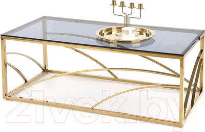 Журнальный столик Halmar Universe / V-CH-Universe-Law-Zloty (дымчатый/золото)