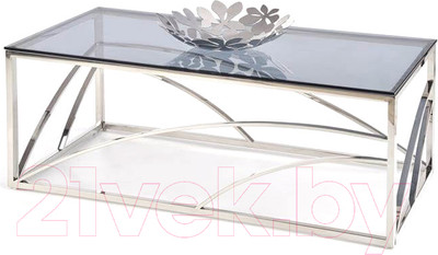 Журнальный столик Halmar Universe / V-CH-Universe-Law-Srebrny (дымчатый/серебристый)